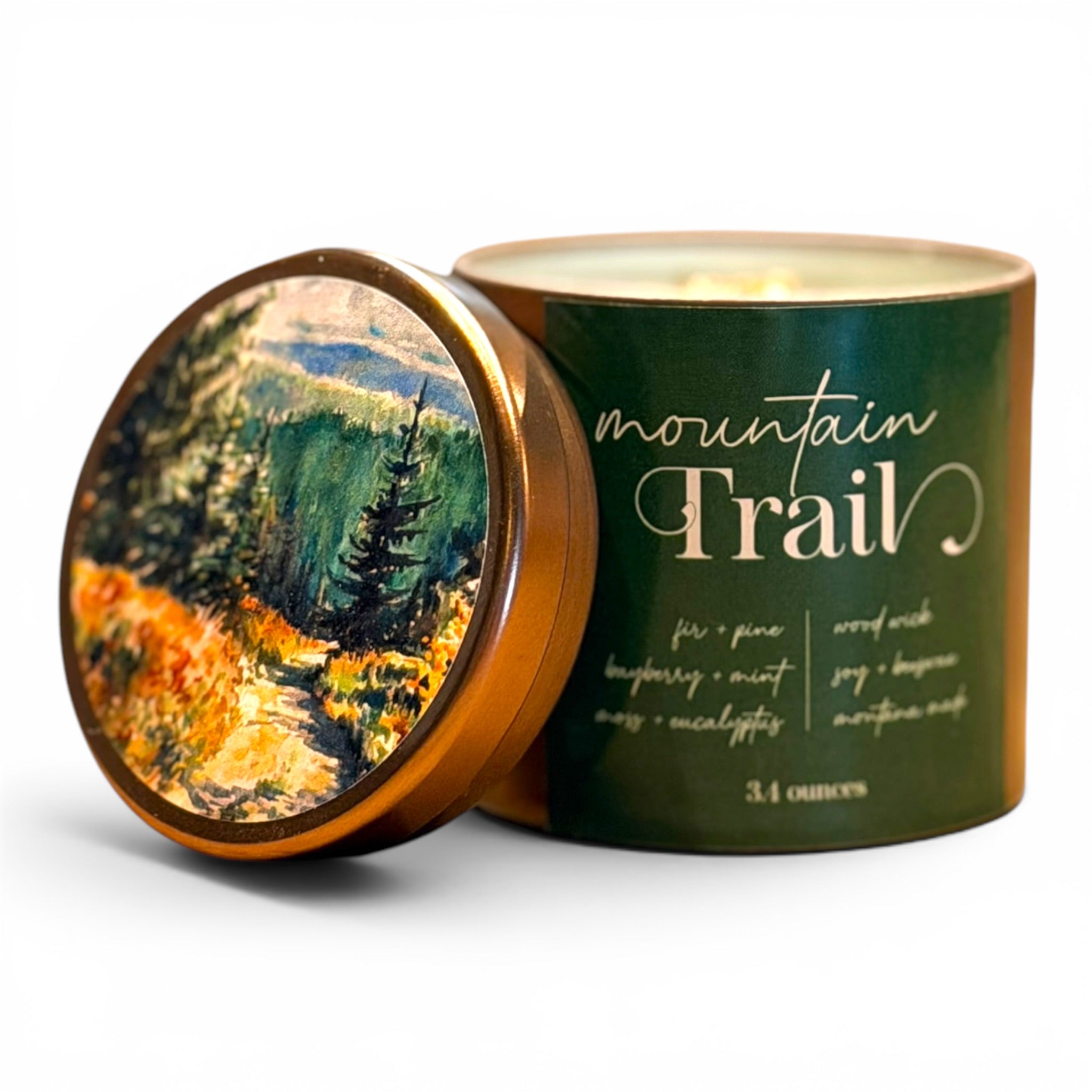 Beeswax + Soy Candle - The Montana Collection - 11.4 ounce