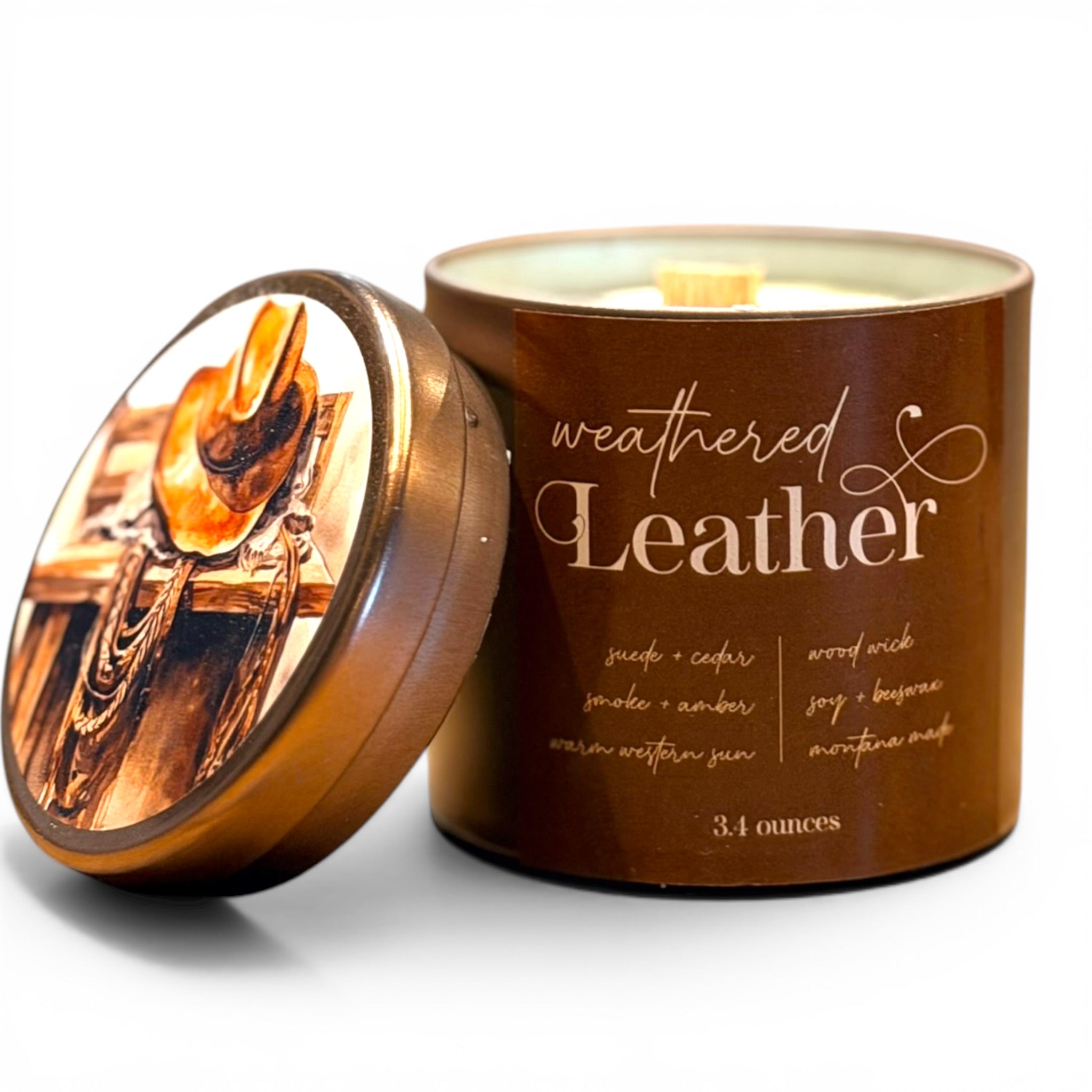 Beeswax + Soy Candle - The Montana Collection - 3.4 ounce