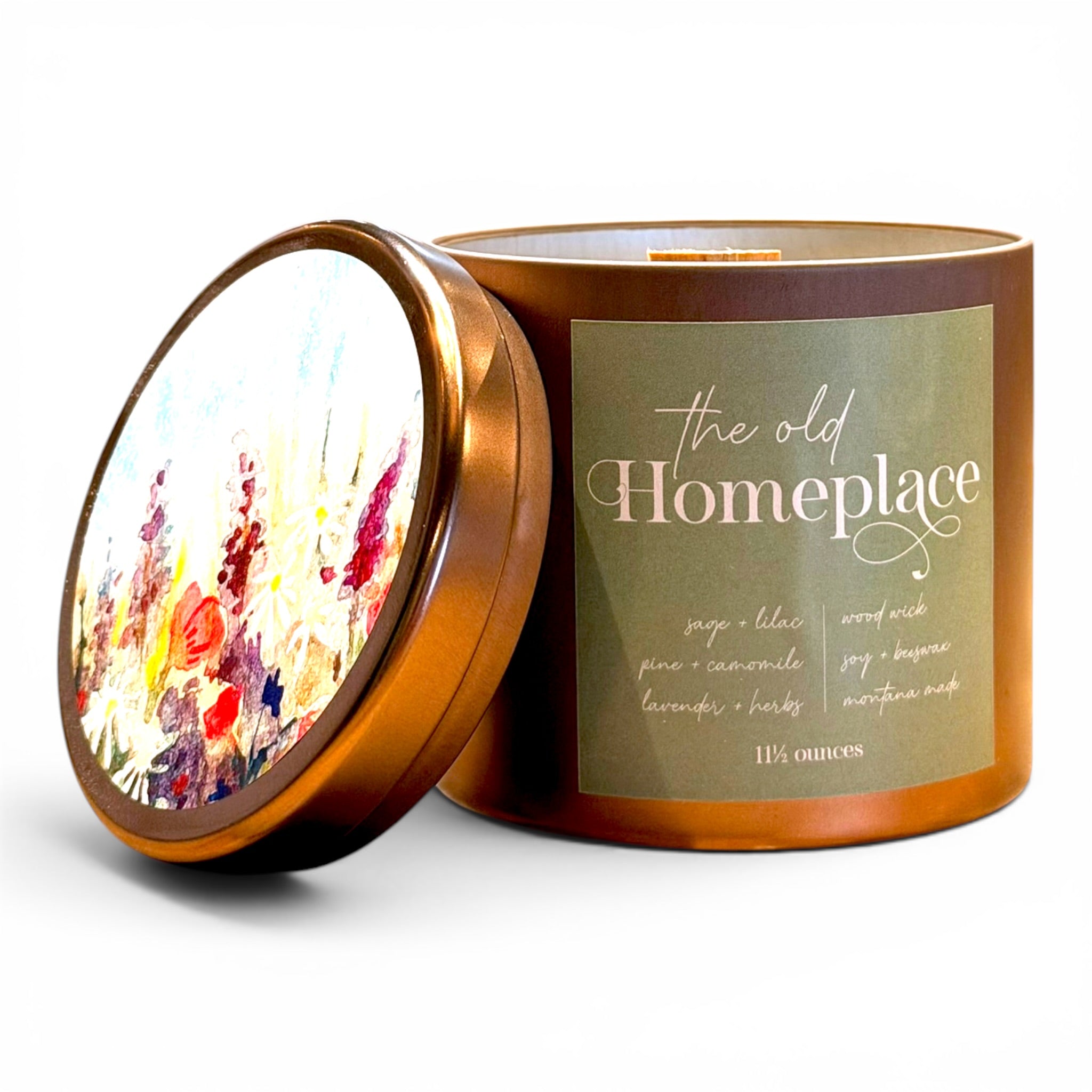 Beeswax + Soy Candle - The Montana Collection - 11.4 ounce