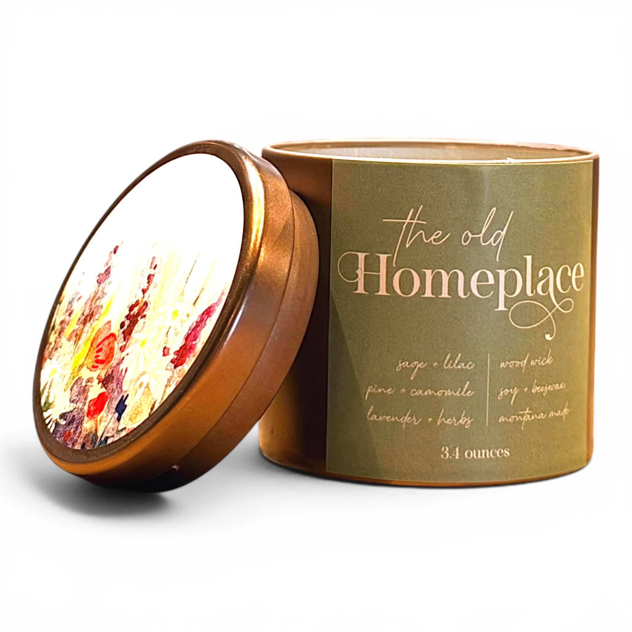 Beeswax + Soy Candle - The Montana Collection - 3.4 ounce