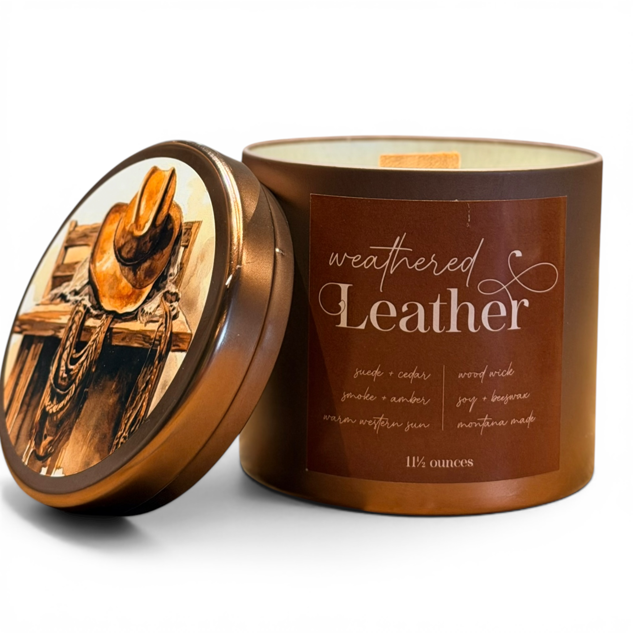 Beeswax + Soy Candle - The Montana Collection - 11.4 ounce